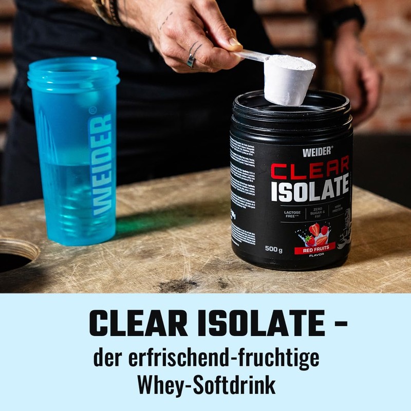 WEIDER Clear Whey Isolate, Fruity Whey Protein Isolate with High