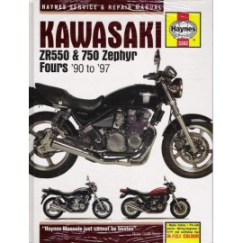 1990-1997 Kawasaki ZR550 & ZR750 Zephyr Fours 550, 750 Haynes Repair Manual 8648
