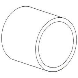 One New Steering Shaft Bushing Fits Massey Ferguson 165, 168, 175, 178, 185, 188, 255, 265, 2670, 270, 275, 282, 283, 285, 290, 298, 392S, 50H, 6500H, 670, 690, 698, 699, 8530F, MF50E Models in