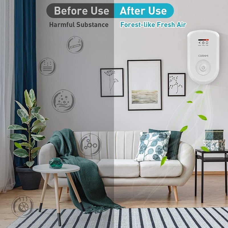 Air Purifiers Plug in Wall for Home, Small Odor Eliminator丨Ozone