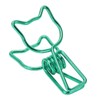 100Pcs Kitten Binder Clips Cute Animal Style Strong Clamping Hollow
