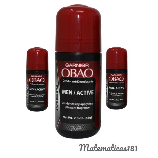 Garnier Obao Men/Active Deodorant ( 2.3 oz ) 