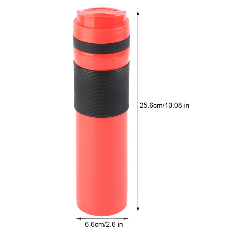 350ml Portable Coffee Press Bottle Tea Coffee Maker Drinking Water