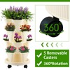 KvyusFlourish 4 Tier Garden Tower Strawberry Planter Stackable Planters Vertical