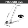 PEUTIER 3pcs Practical Cactus Peeling Tools, Total Length 9.06in Stainless