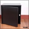 TERF® Push to Open Door Catch Black Single Magnetic Pressure