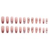 Nail Tip, Long Nail Tip, 24 Pieces, Glitter, Glossy, 3D,