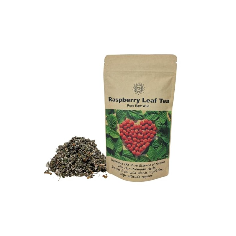 Premium Raspberry Leaf Tea 50g – 100% Pure, Raw, Wild,
