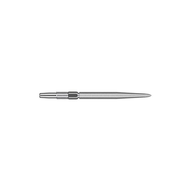 Target Darts Unisex's Swiss Darts Points, Silver, 30mm