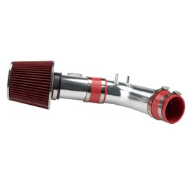 KAX 3 inch Cold Air Intake System Kit Replacement for Honda Accord 2004-2007 2.4L L4, High Performance, RED