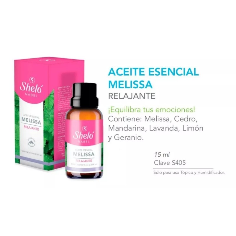Sheló Nabel Aceite Esencial Melissa 15ml