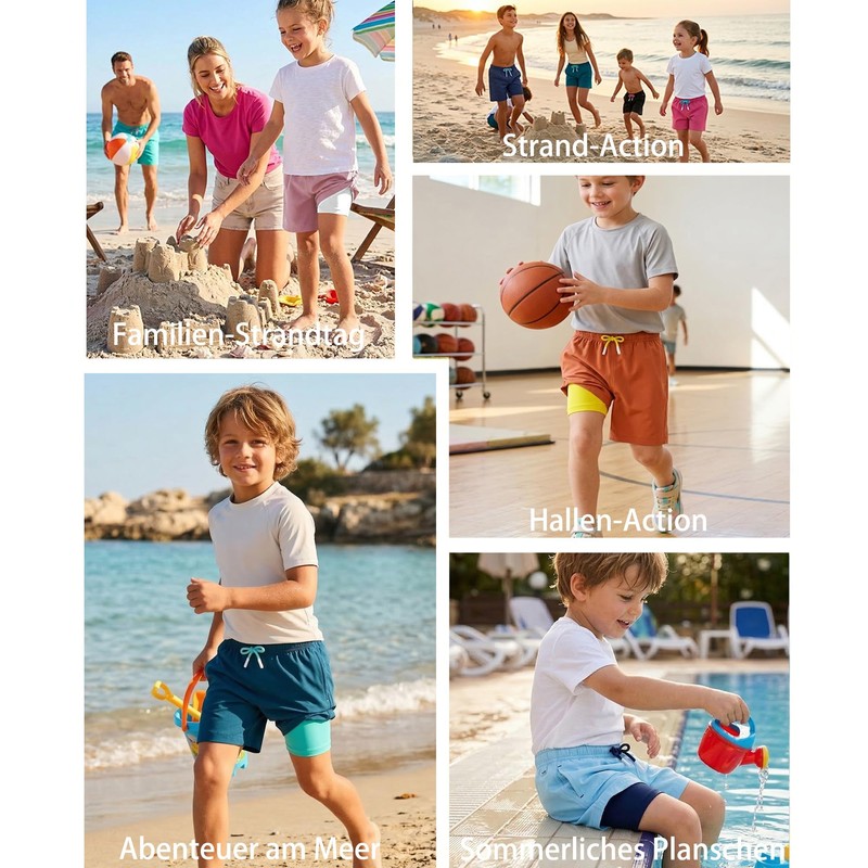 HFDWYJ Costume da bagno per bambini, ad asciugatura rapida, con