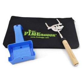 Firebuggz Telescoping S'Mores Forks for Campfire Camping Firepit Grilling Sausage Safe S'More Building Equipment