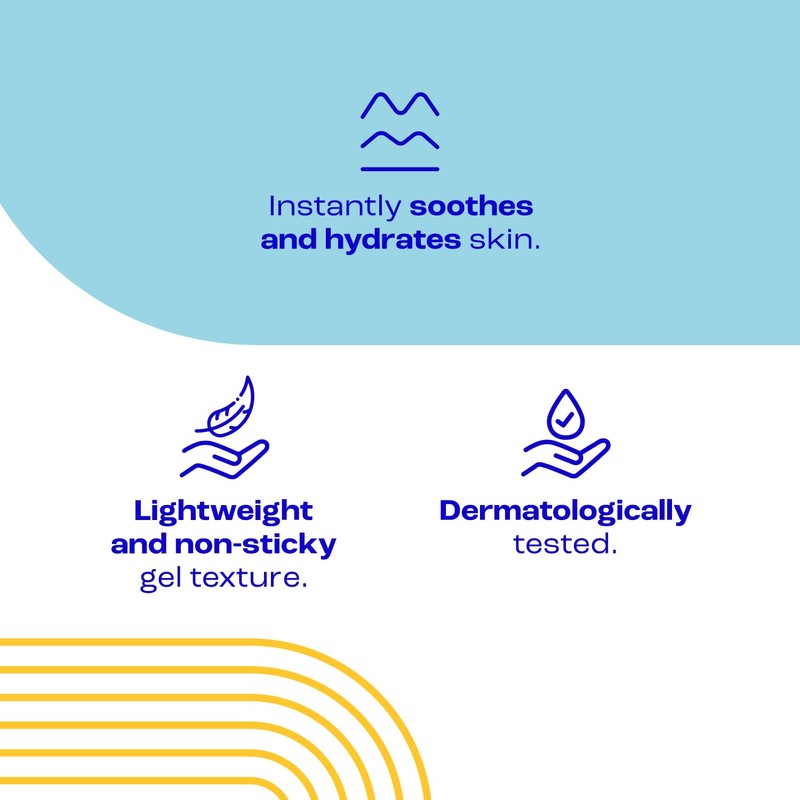 E45 Cooling Sensitive After Sun Gel for Face and Body