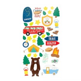 Recollections Camping Outdoor Fun  Stickers Planner Supply Papercraft DIY Crafts Scrapbook