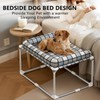 Bedside Cosleeper Dog Cat Bed - Height Elevated Dog Bed