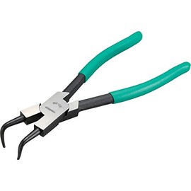 TRUSCO(トラスコ) スナップリングプライヤー 孔用 Φ1.0 曲爪62型 62-1B