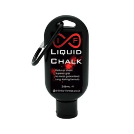 Infinite Fitness Pro Liquid Chalk Maximum Grip Sweat-Free Hands for Weightlifting, Rock Climbing, Gymnastics, Calisthenics, No Mess Gym Chalk Quick Drying (1x 35ml)