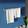 RUACQ Double Towel Bar, 24 Inch Towel Racks for Bathroom