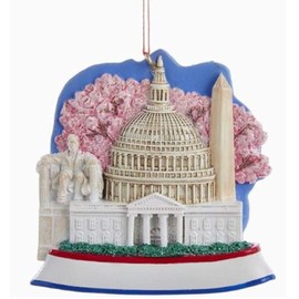 Kurt S. Adler Washington D.C. Scene Resin Christmas Ornament