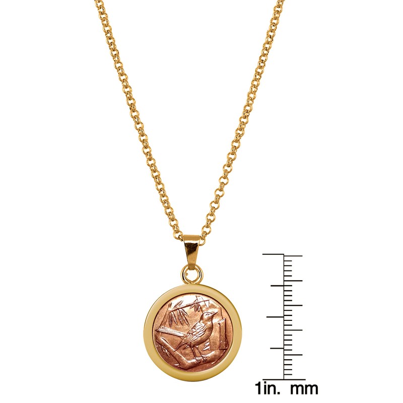 American Coin Treasures Thrush Coin Pendant