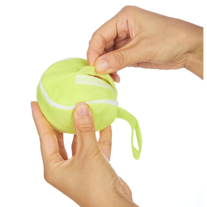 PetDroid 2 Pack Replacement Dog Ball Tennis Plush Cover