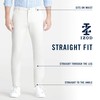 IZOD Men's Performance Stretch Straight Fit Flat Front Chino Pant,