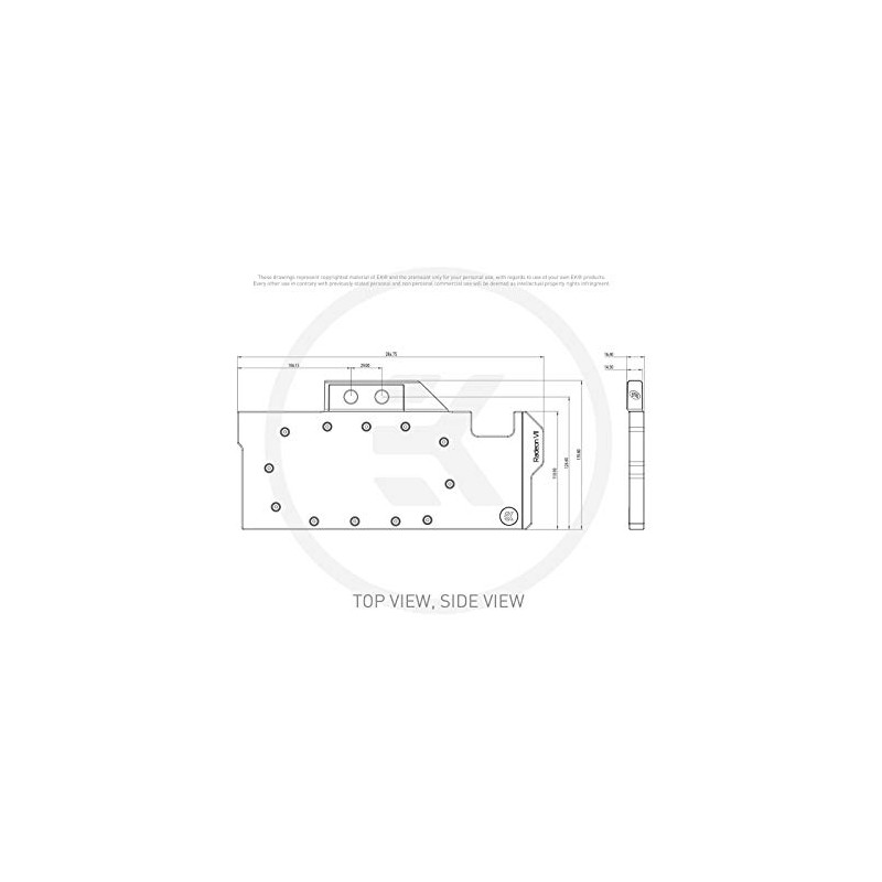 EK Water Blocks 3831109816714 - EK-Vector Radeon VII Backplate -
