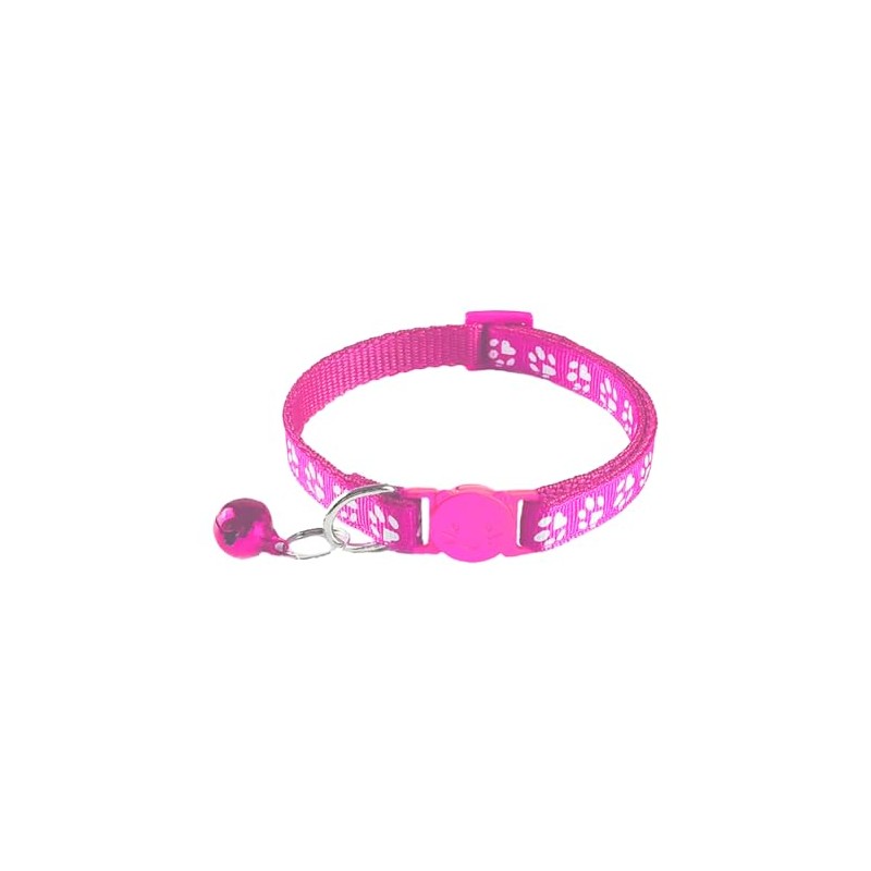2 Pack Breakaway Cat Collars with Bells, Reflective Design and