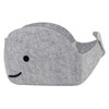 Aynaxcol Storage Basket Felt Storage Bin Whale Shaped Collapsible &
