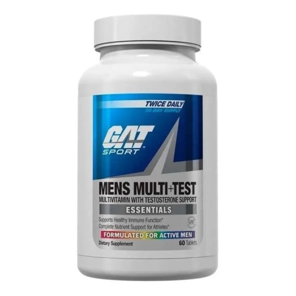 Multivitaminico Gat Mens Multi Test 60 Tabs Sabor Sin sabor