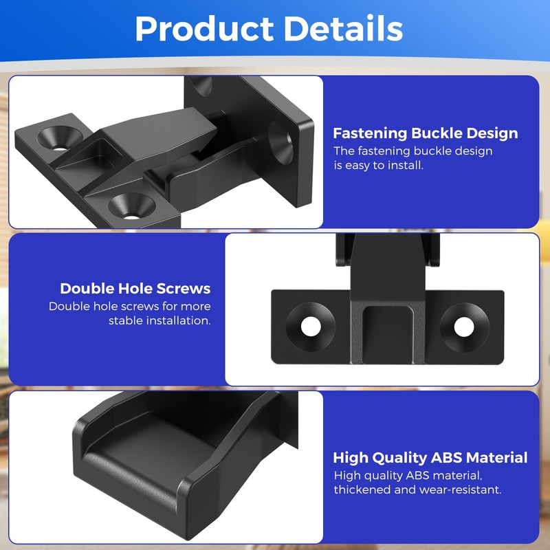 16 Pairs Keku Push in Panel Clips,Push in Plinth Fasteners