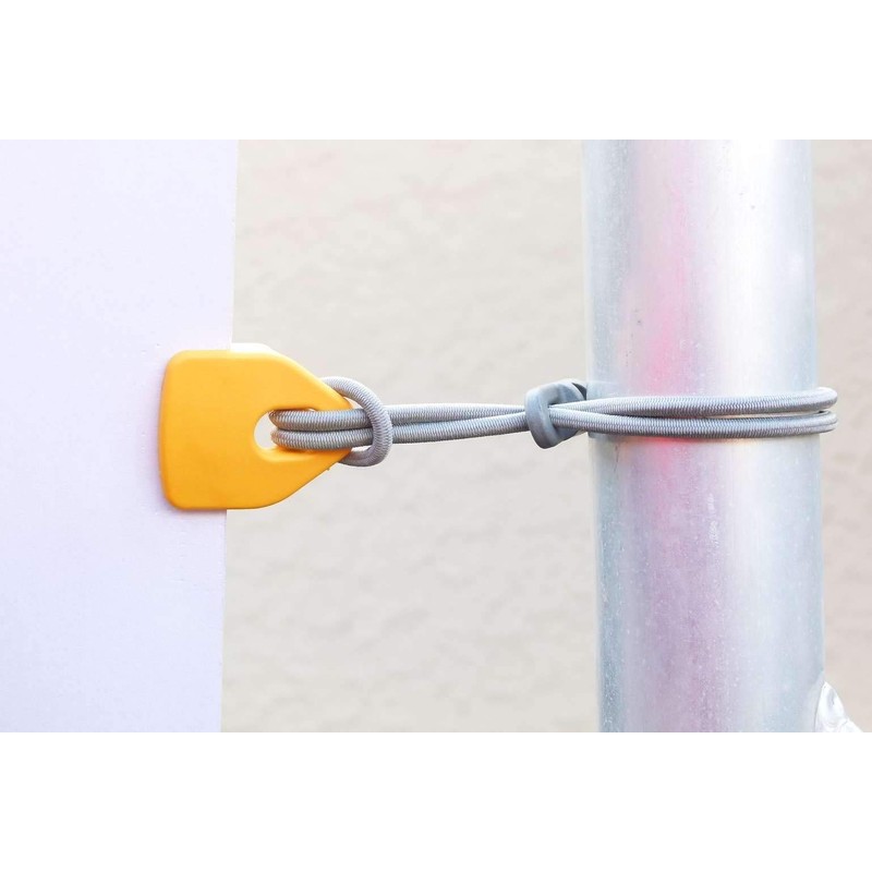 10 x Holdon® MINI Clip Gelb - Klammer Klemme Befestigungsöse