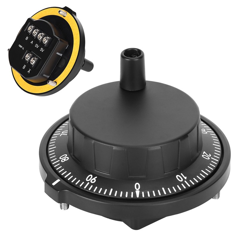 Handwheel Electronic CNC Manual Pulse Generator Hand Wheel 80mm 100PPR
