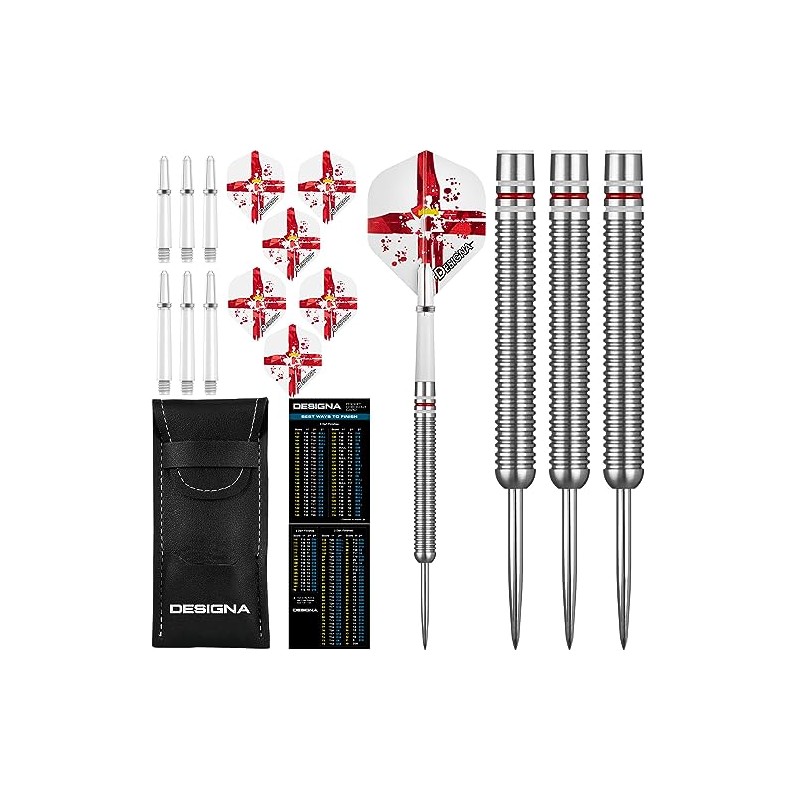 Designa D0731 Patriot | 22g Premium 90% Tungsten Straight Barrel