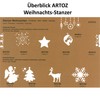 Artoz Flying Punch, Free Position, Card Punch, "Christmas Trees" -
