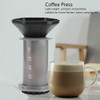 Portable Integrated Coffee Press Maker with 400Pcs Filter Paper for