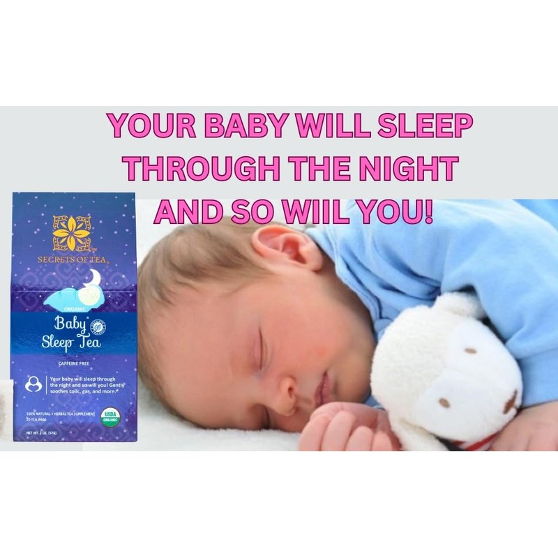 Secrets Of Tea Baby Sleep Tea- Organic Baby Comfort Tea