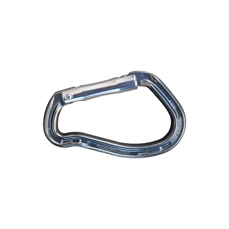 Loc'Teryx AMG11107S Climbing Climbing Carabiner Teton Straight, Silver Gray (SGRY)