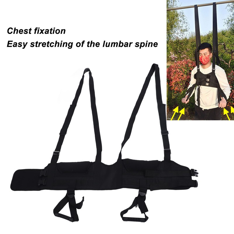 Hanging Lumbar Traction Belt Reduce Discomfort Spinal Decompression Harness Back