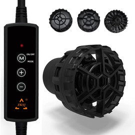 Mini máquina de ondas para acuario 790GPH (3000L/H) Bomba de circulación de agua, 9 W CC 12 V con cabezal magnético de alimentación CC, para tanques de agua salada de hasta 18 pulgadas y 10 15 20