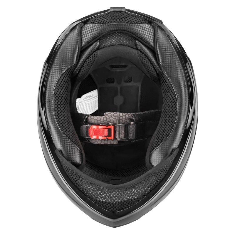 JAGASOL DOT Lightweight Full Face Motorcycle Street Bike Helmets with