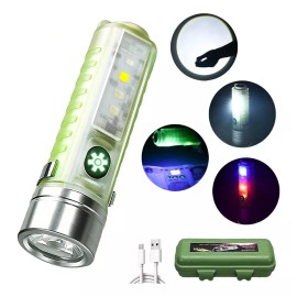 Lecute Mini Lampara Led Uv Patrulla Iman Recargable Billetes Falsos