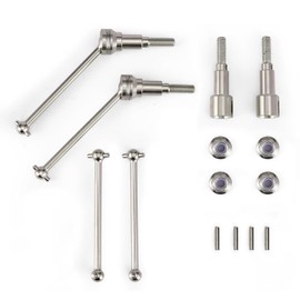 HAIBOXING 1/16th RC Cars Upgraded Spare Parts Metal Drive Shafts(Front and Rear) Apply to 16889 16889A 2105 T10(M16106+M16107+M16105)