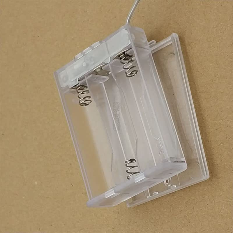 BKAEIMSTWR 8PCS 3 AA LED String Battery Holder and Screws,