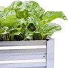 FOYUEE Galvanized Raised Garden Beds for Vegetables Large Metal Planter