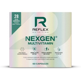 Reflex Nutrition Nexgen® Multivitamins & Minerals – 60 Capsules | Daily Immune Support Formula with Vitamin D, C, Zinc & Magnesium | Reduces Tiredness & Fatigue | High-Quality Multi for Energy & Wellness