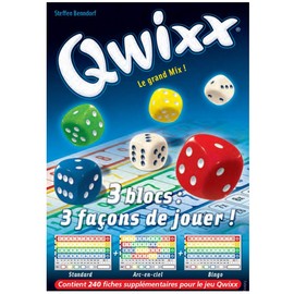 Gigamic Jnqr – Dice Game – Qwixx Block Score – Refill Pack – 3 x 80 Plugs