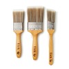 Lick Pro Eco Bamboo Handle Paint Brush Set, Brown, 1.5''