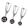 3PCS Stainless Steel Ice Cream Scoop,Meatball Scoop for Meatballs,Melon Baller